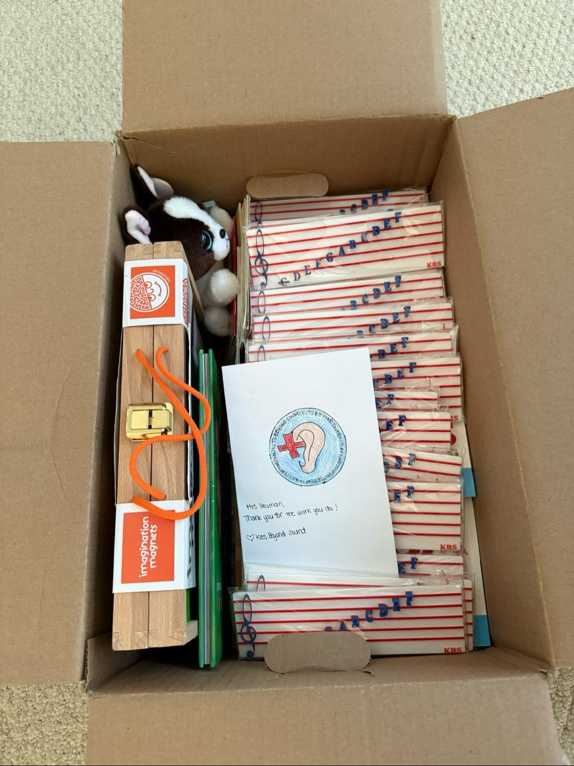 Tactile learning resources delivered to Joanne Leleck Elementary School, Special Education Program, MD