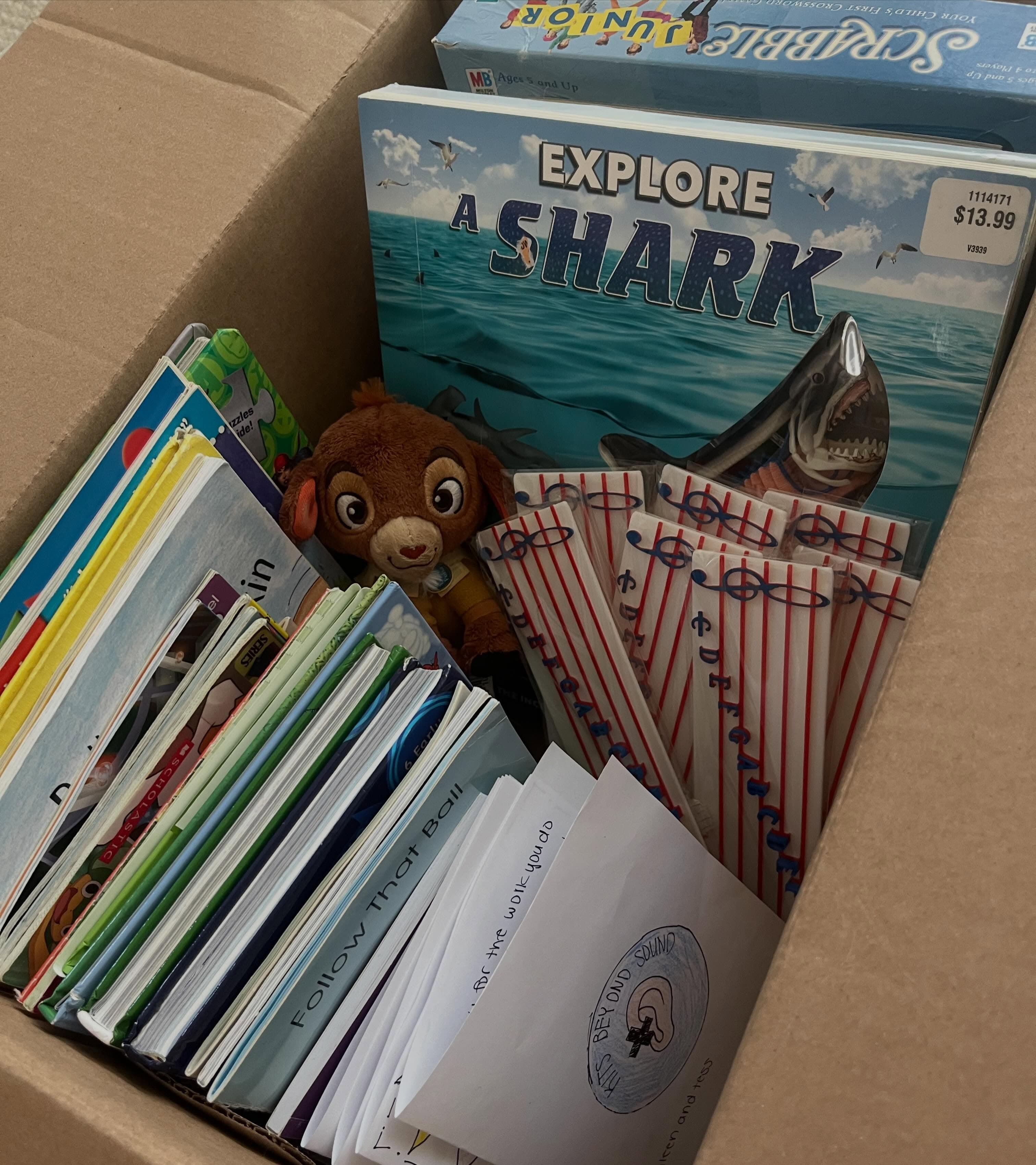 Tactile learning resources delivered to Sequoyah Elementary School Special Education program, MD