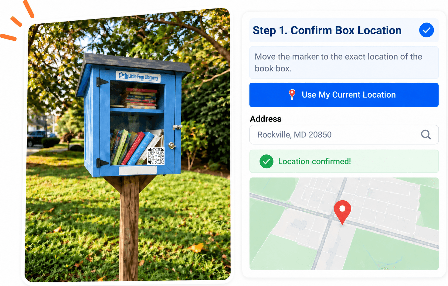 Find or scan a book box