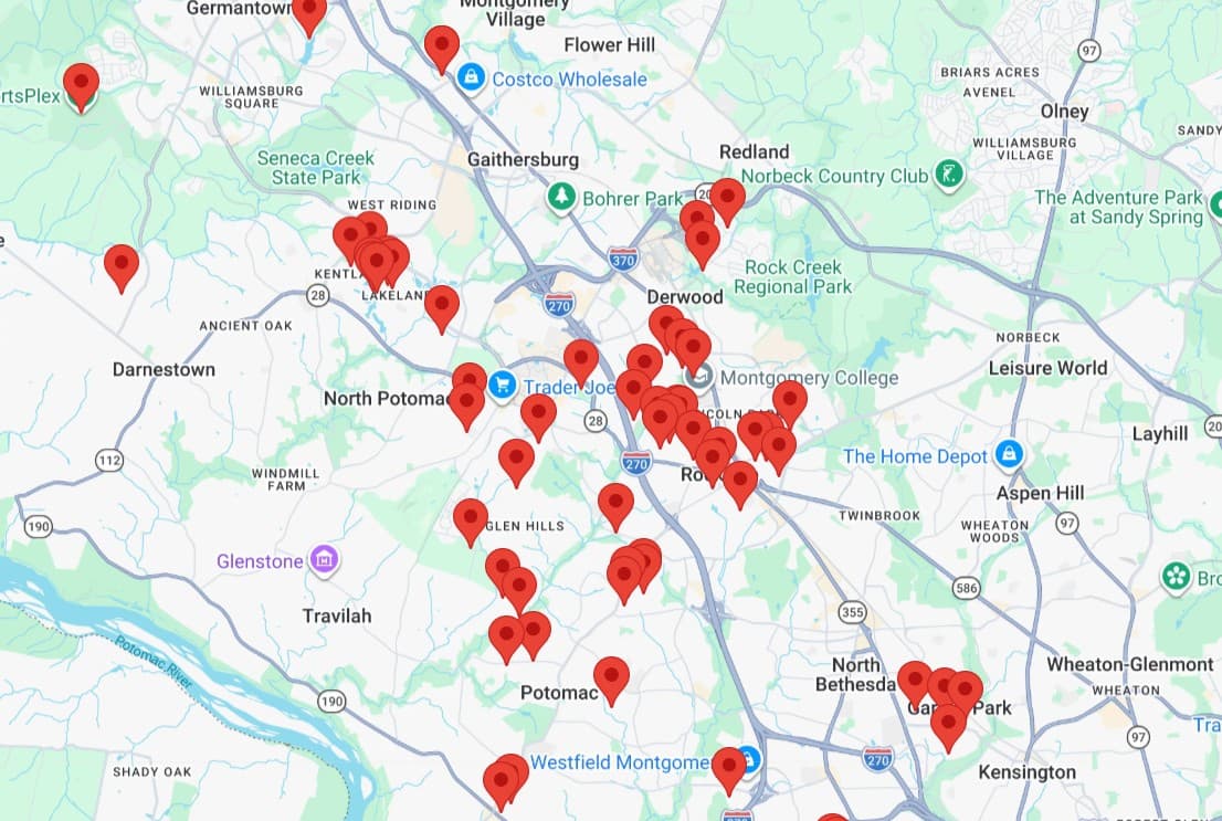 Community Learning Map - Rockville, Maryland